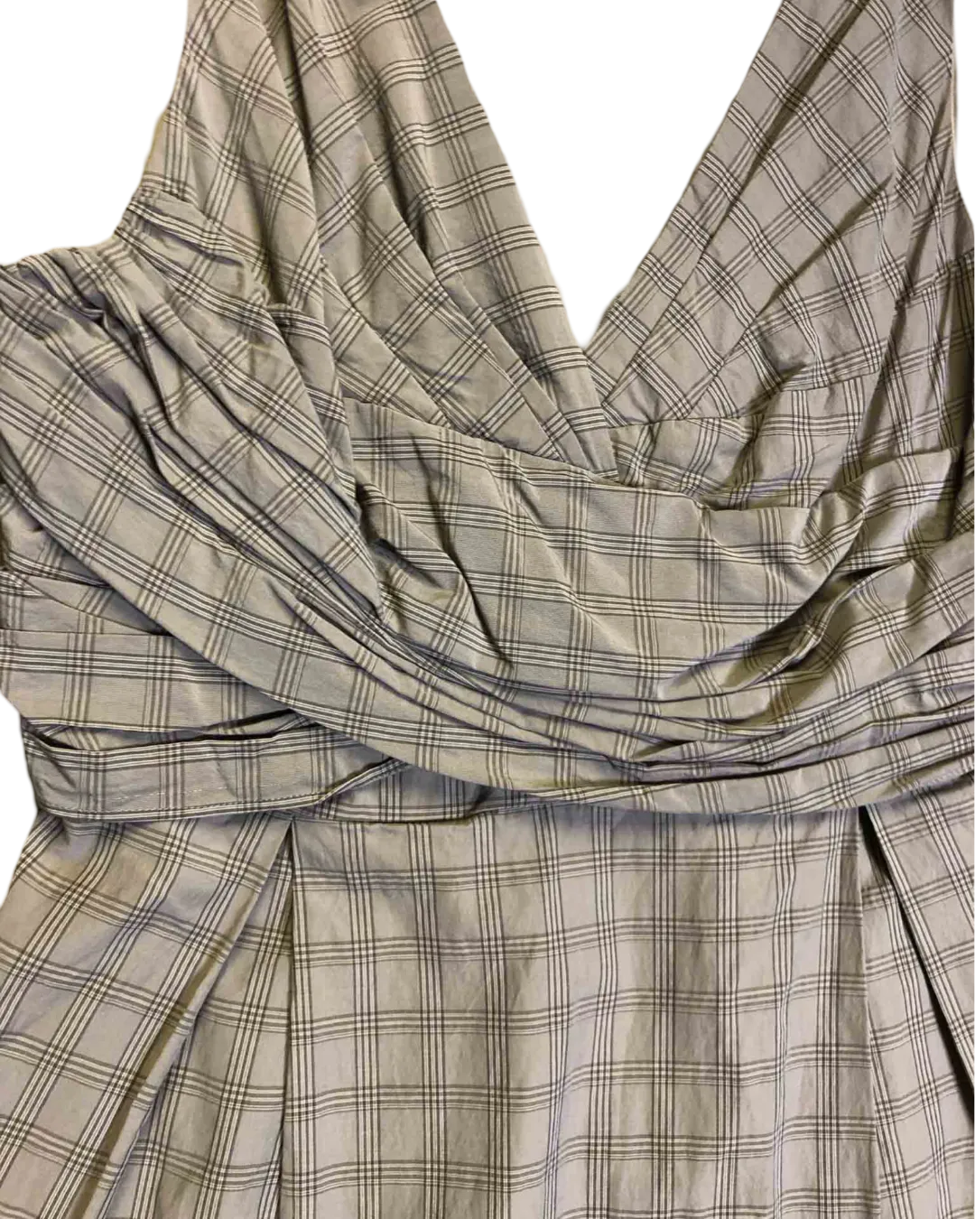 Size 44 (M) | Hache Grey Check Midi Dress