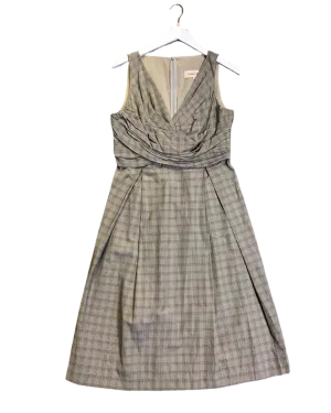 Size 44 (M) | Hache Grey Check Midi Dress