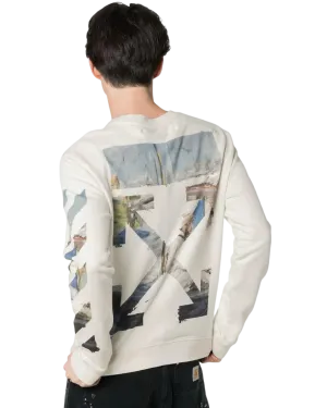 Size M | Off-White Dot Print Sweatshirt