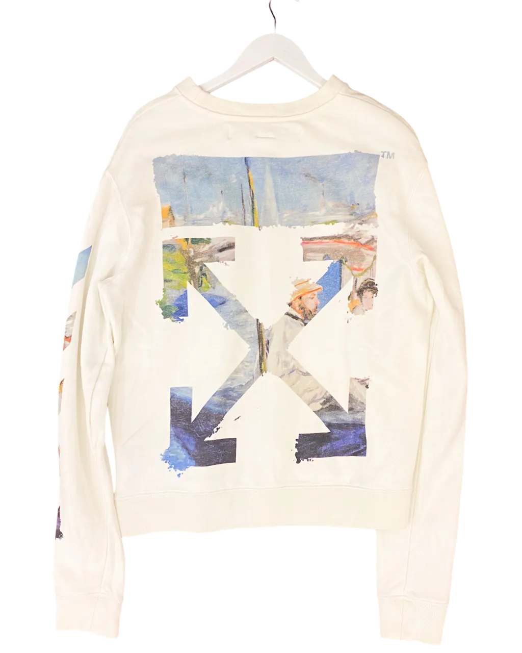 Size M | Off-White Dot Print Sweatshirt