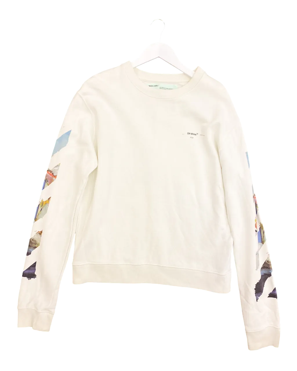 Size M | Off-White Dot Print Sweatshirt