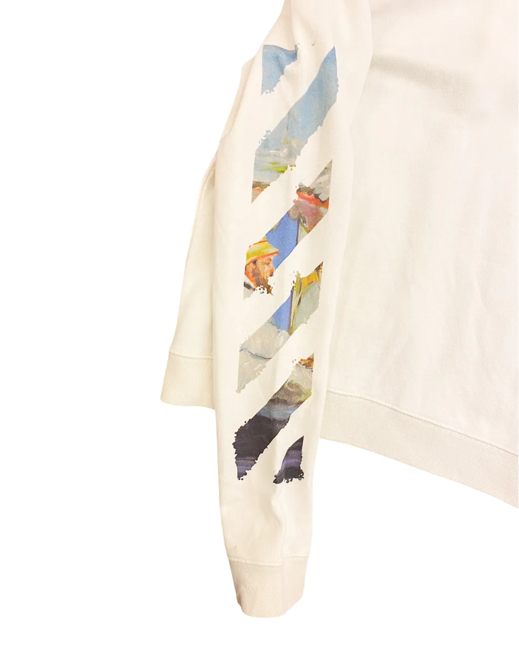 Size M | Off-White Dot Print Sweatshirt
