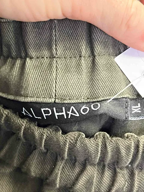 SIze XL | Alpha60 Khaki Wool Blend Balloon Pants