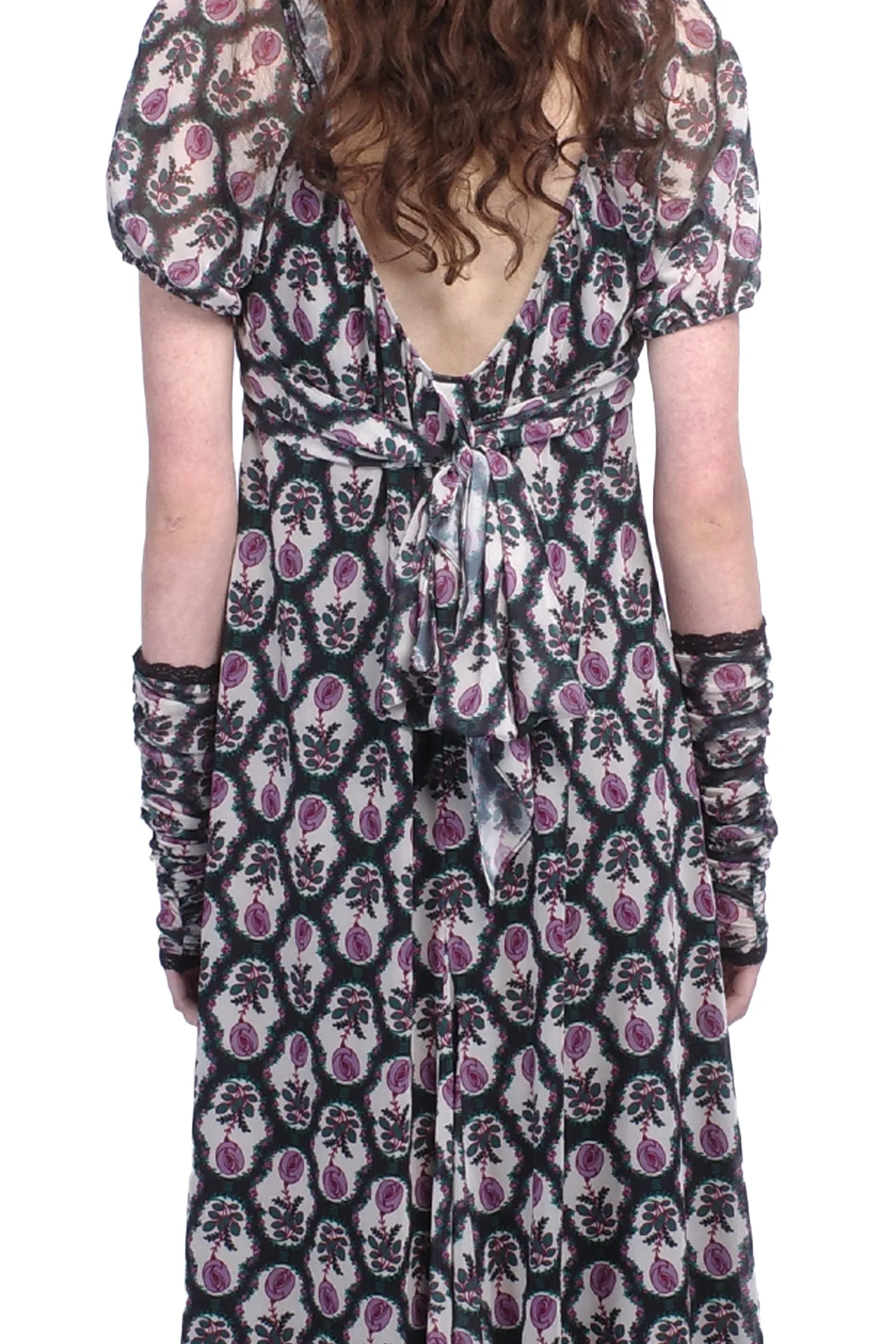 Sleeping Beauty Mesh Bow Dress Annasui