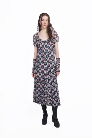 Sleeping Beauty Mesh Bow Dress Annasui