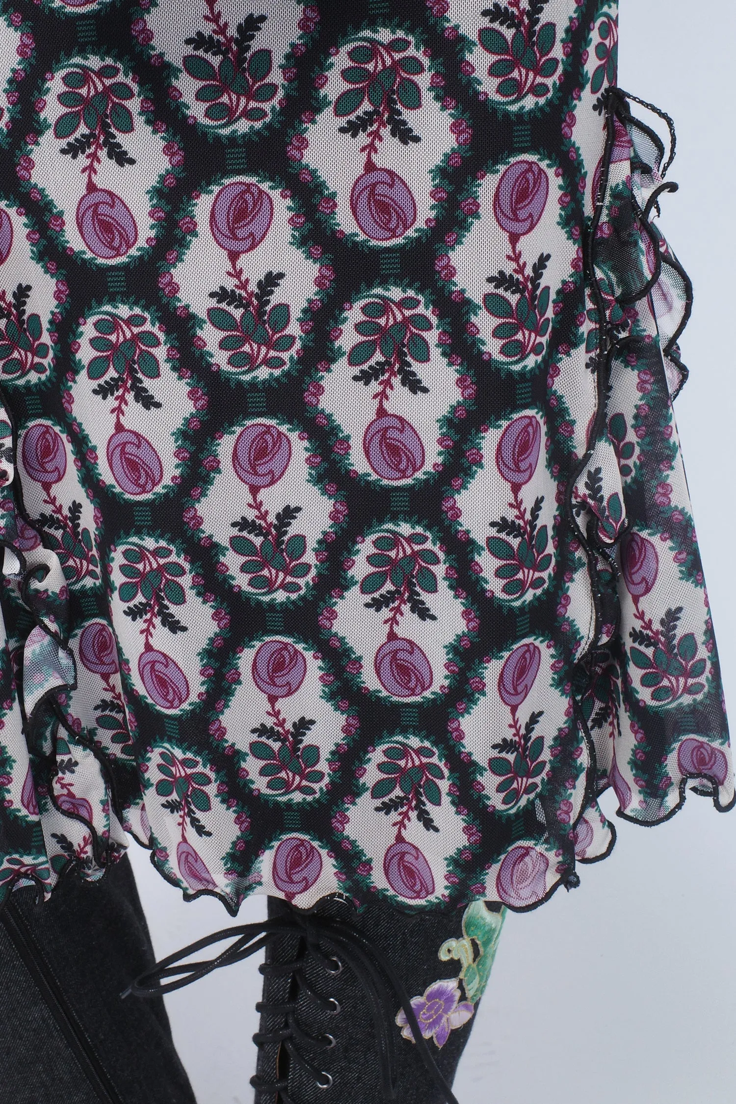 Sleeping Beauty Mesh Skirt Annasui