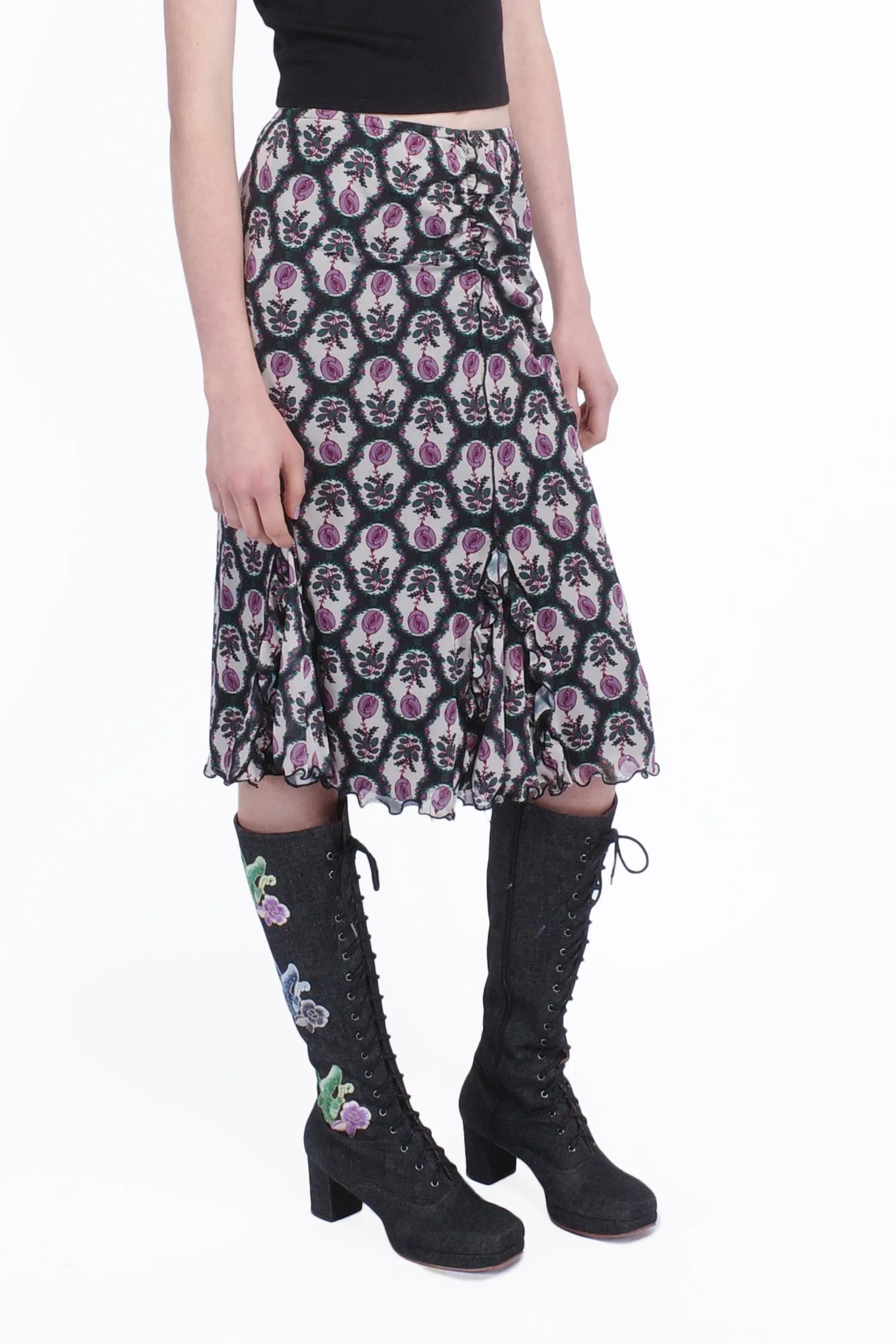 Sleeping Beauty Mesh Skirt Annasui