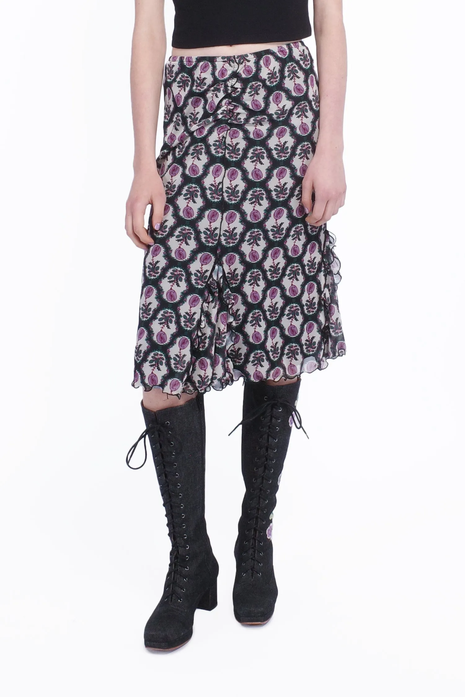 Sleeping Beauty Mesh Skirt Annasui