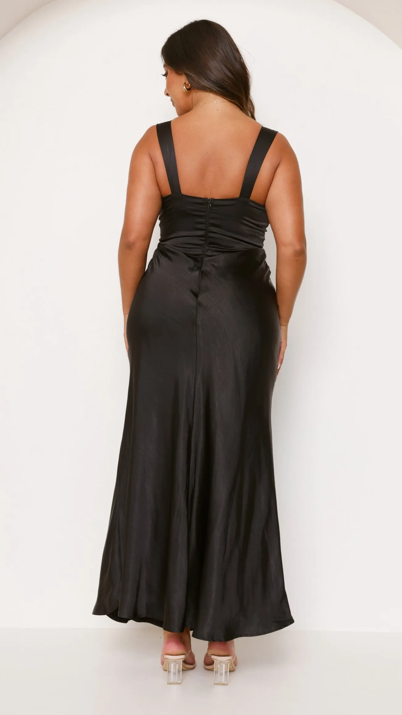 Sofia Maxi Dress - Black Billy J