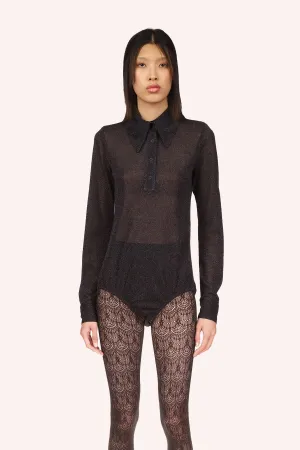 Sparkling Mesh Bodysuit Annasui