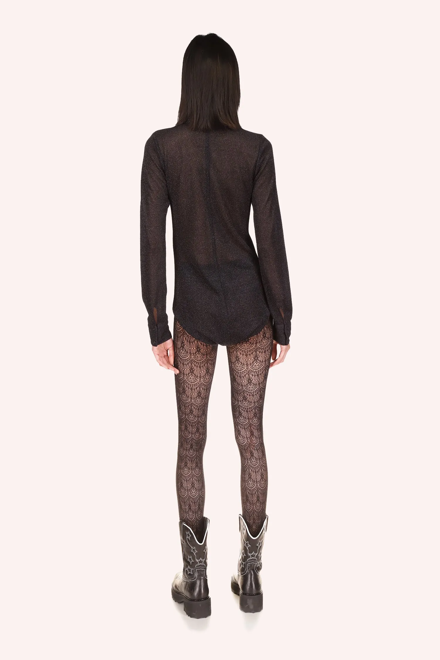 Sparkling Mesh Bodysuit Annasui
