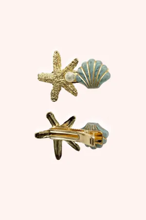 Star of the Sea Hair Clip Blue Marine Annasui