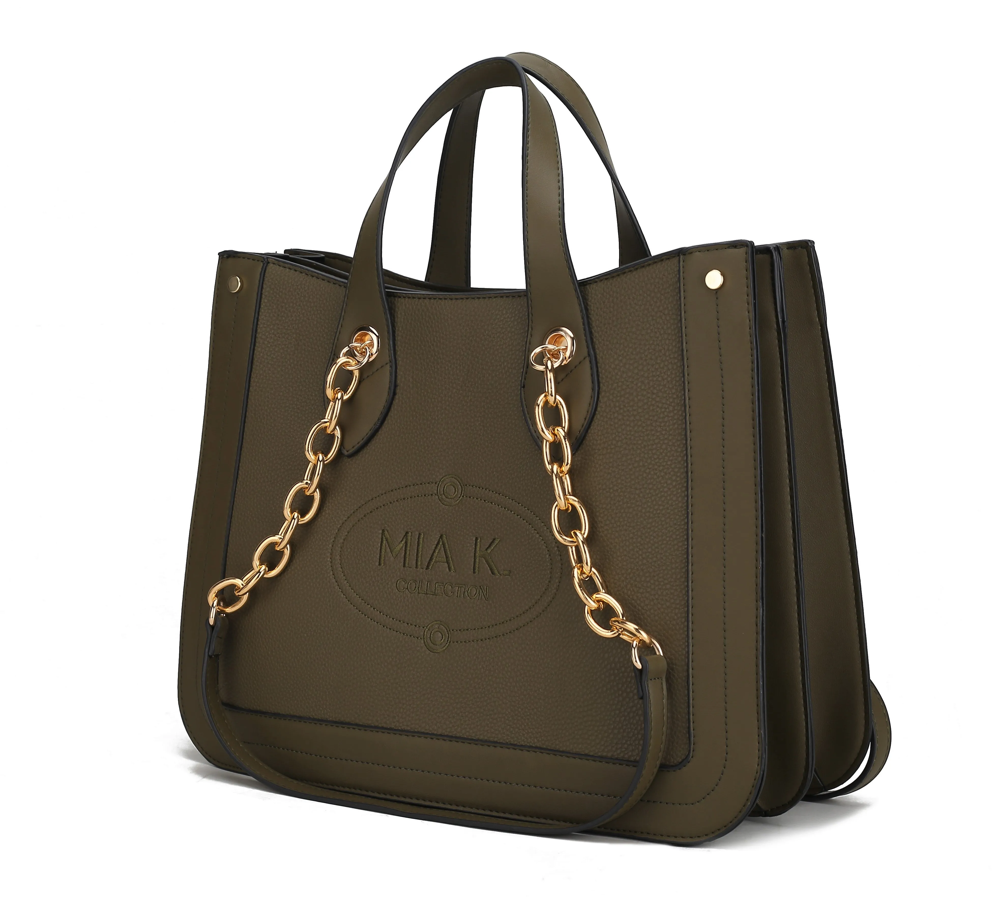 Stella Vegan Leather Womens Tote Bag