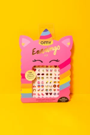Sticker Earrings (Unicorn)