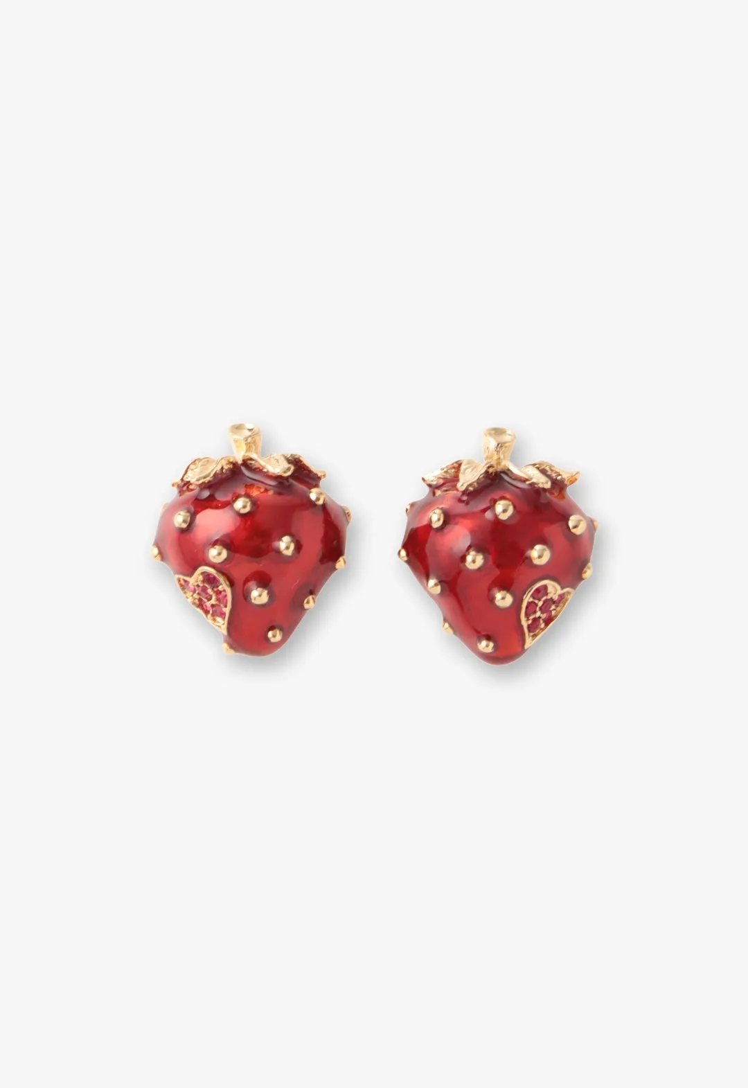 Strawberry Stud Earrings Annasui