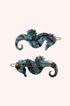 Sweet Seahorse Hair Pin Oyster Annasui
