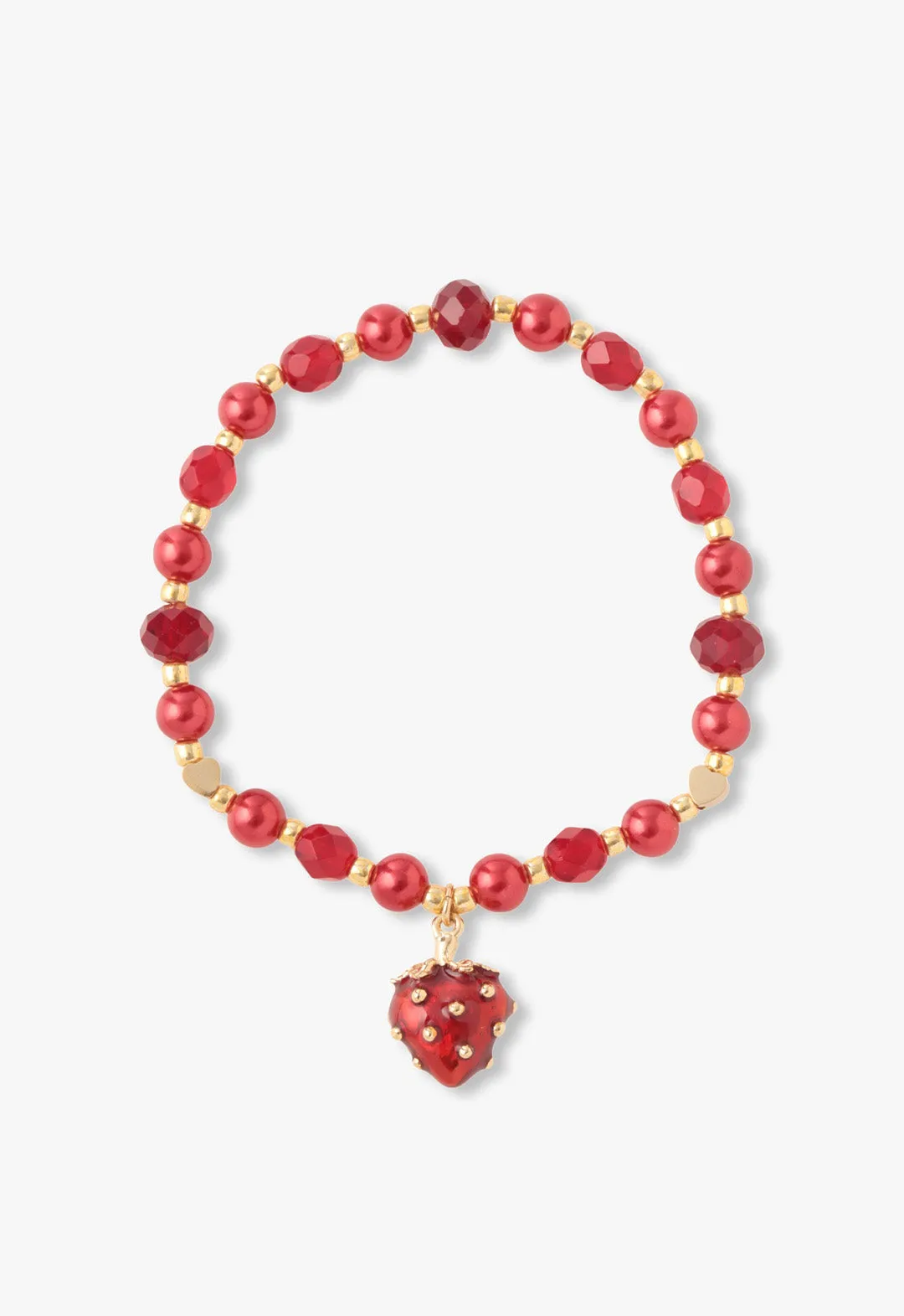 Sweet Strawberry Charm Bracelet Annasui