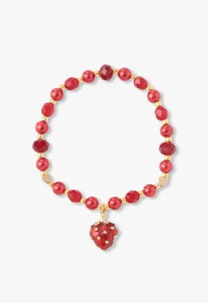 Sweet Strawberry Charm Bracelet Annasui