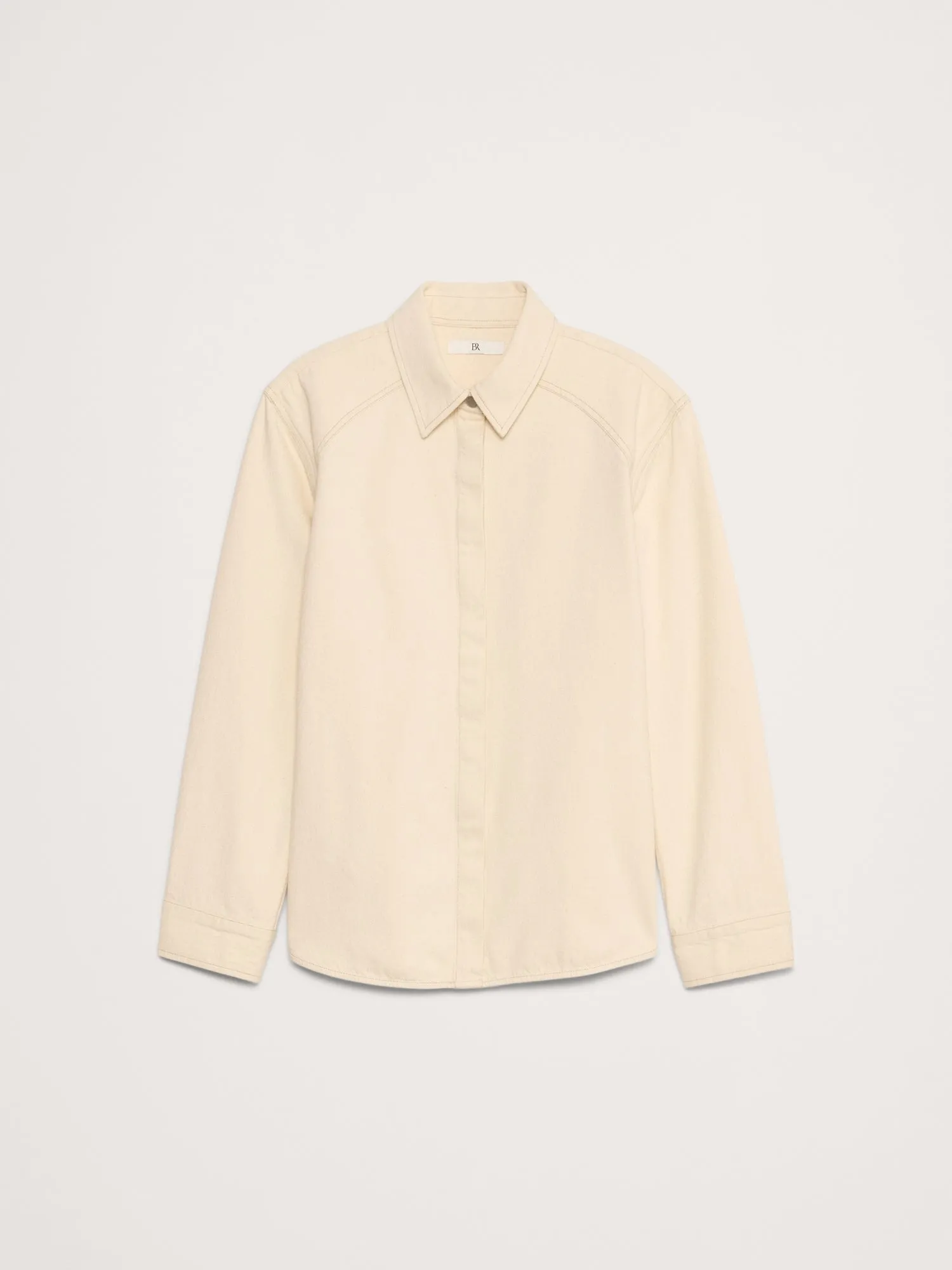 Tailored Denim Overshirt Banana Republic
