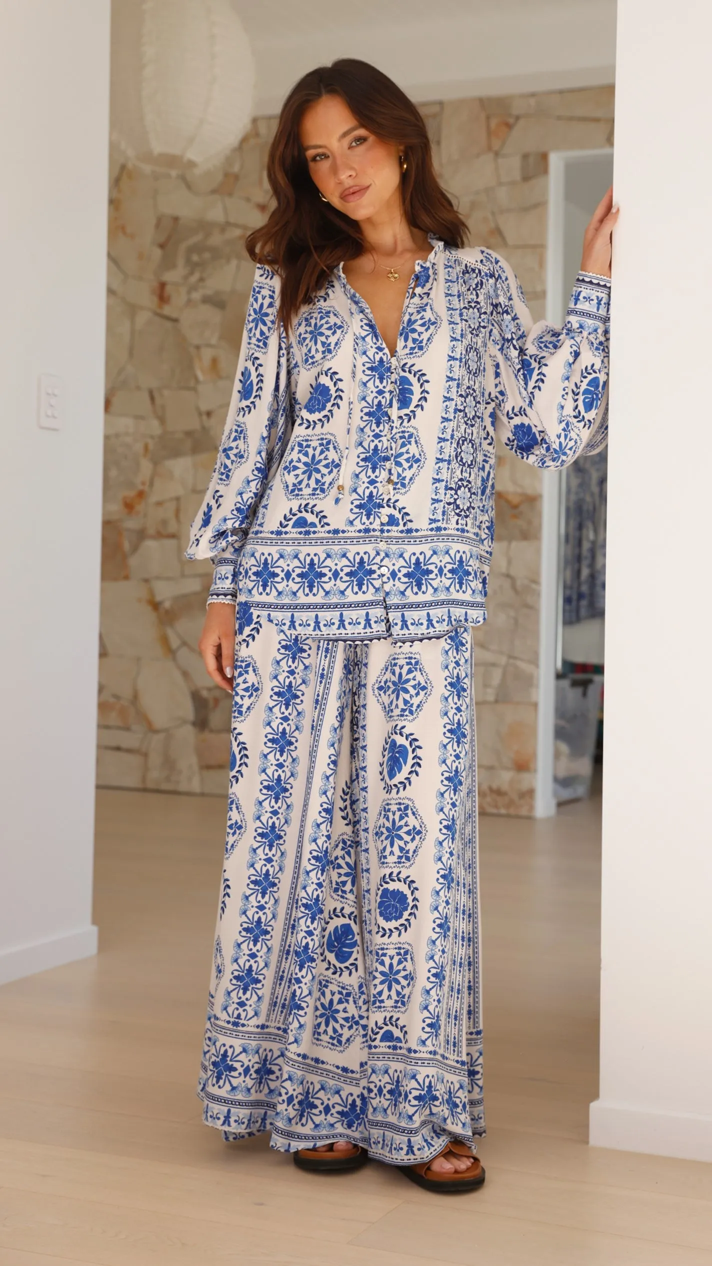 Taimo Top - Blue Print Billy J