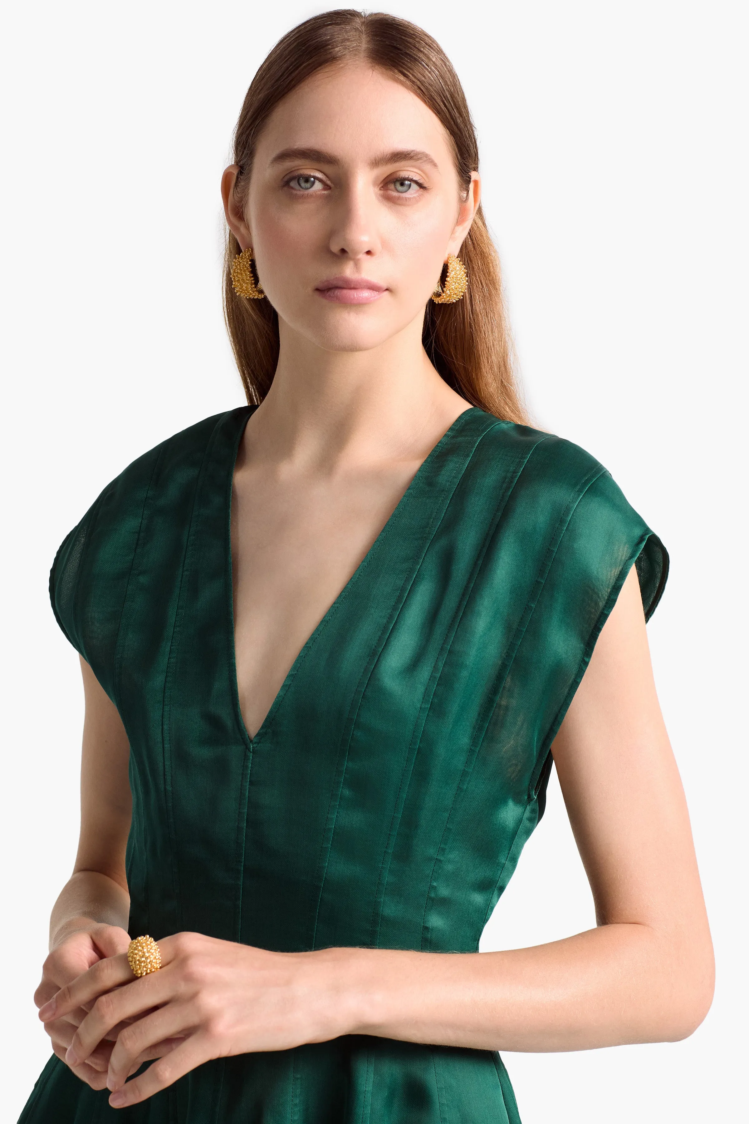 Textured Hoop Earrings Altuzarra