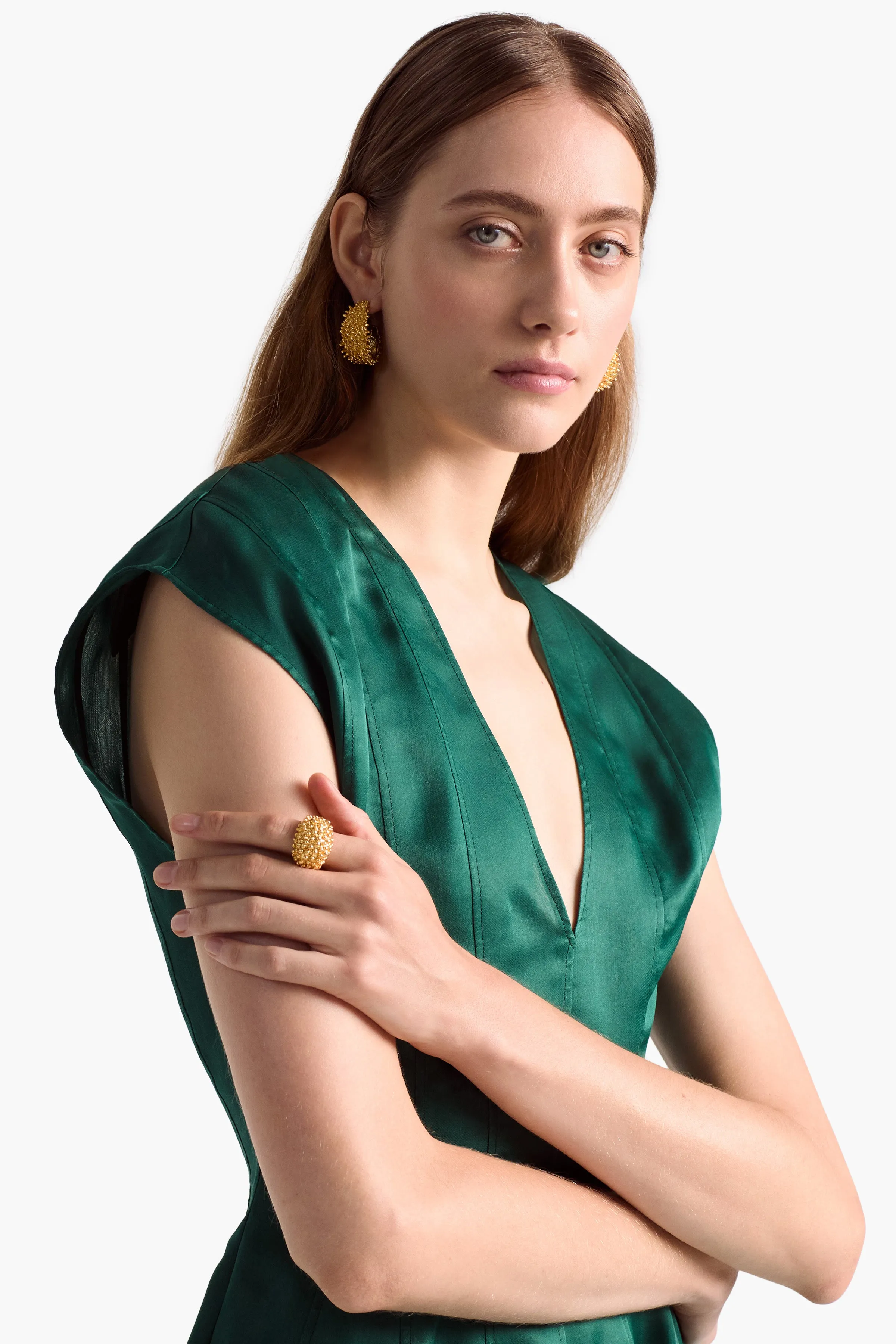 Textured Hoop Earrings Altuzarra