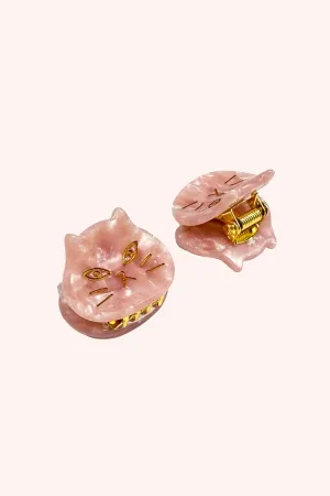 The Cat's Meow Jaw Clip Pair Pink Annasui