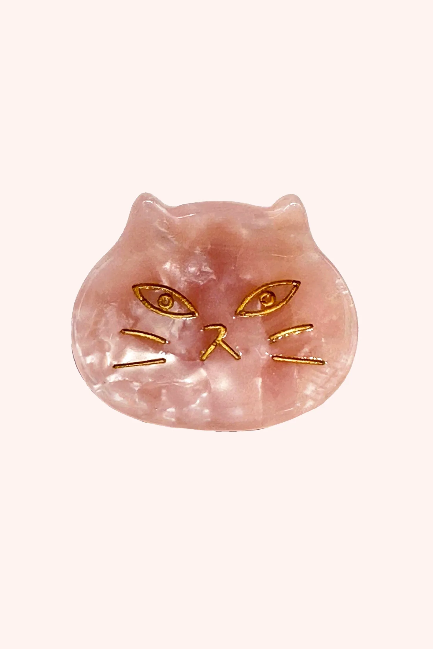 The Cat's Meow Jaw Clip Pair Pink Annasui