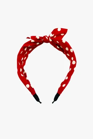The Isabelle Headband Red Dot Annasui