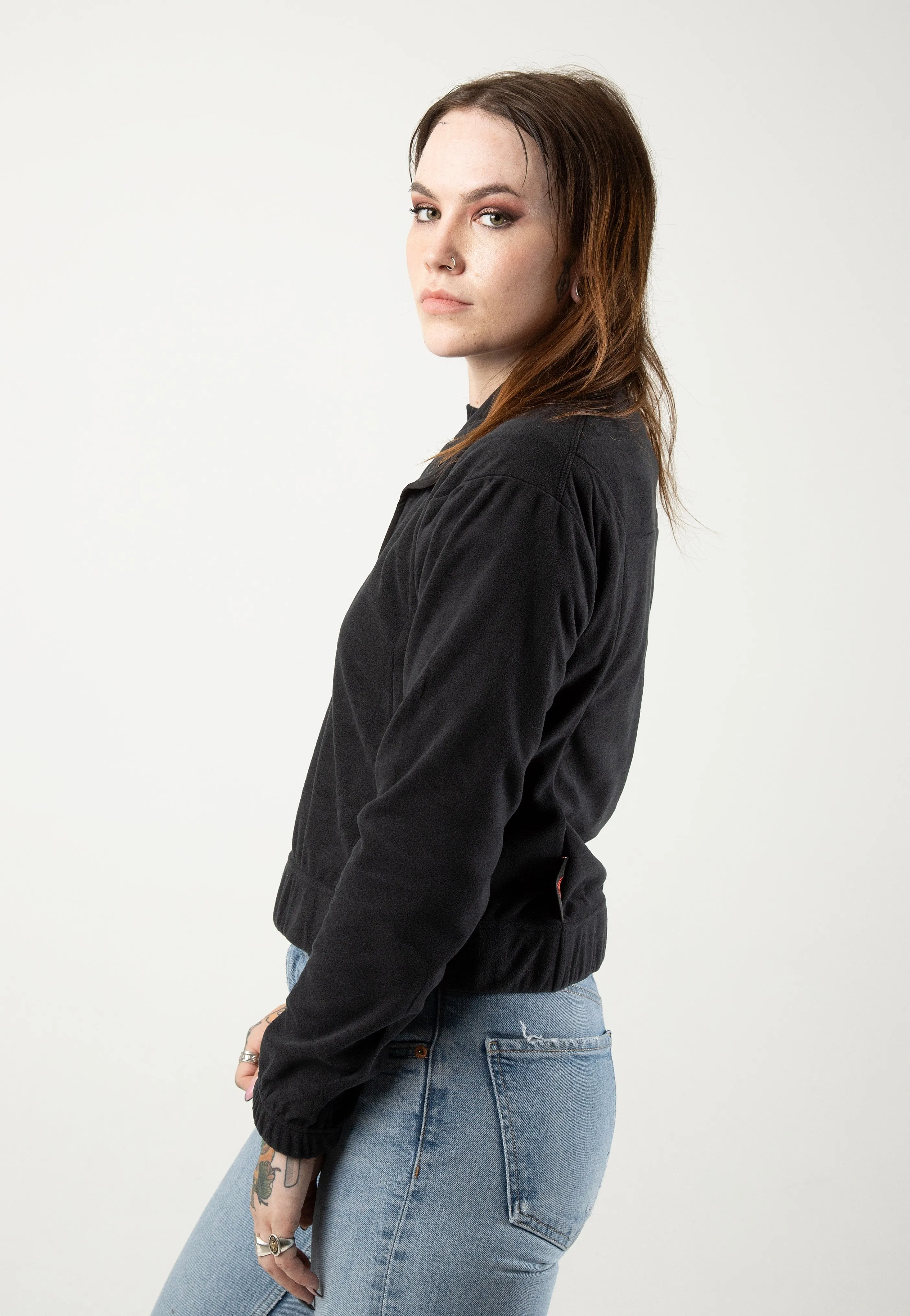 The North Face - Womens Homesafe Snap Neck Tnf Black/Tnf Black - Pullover
