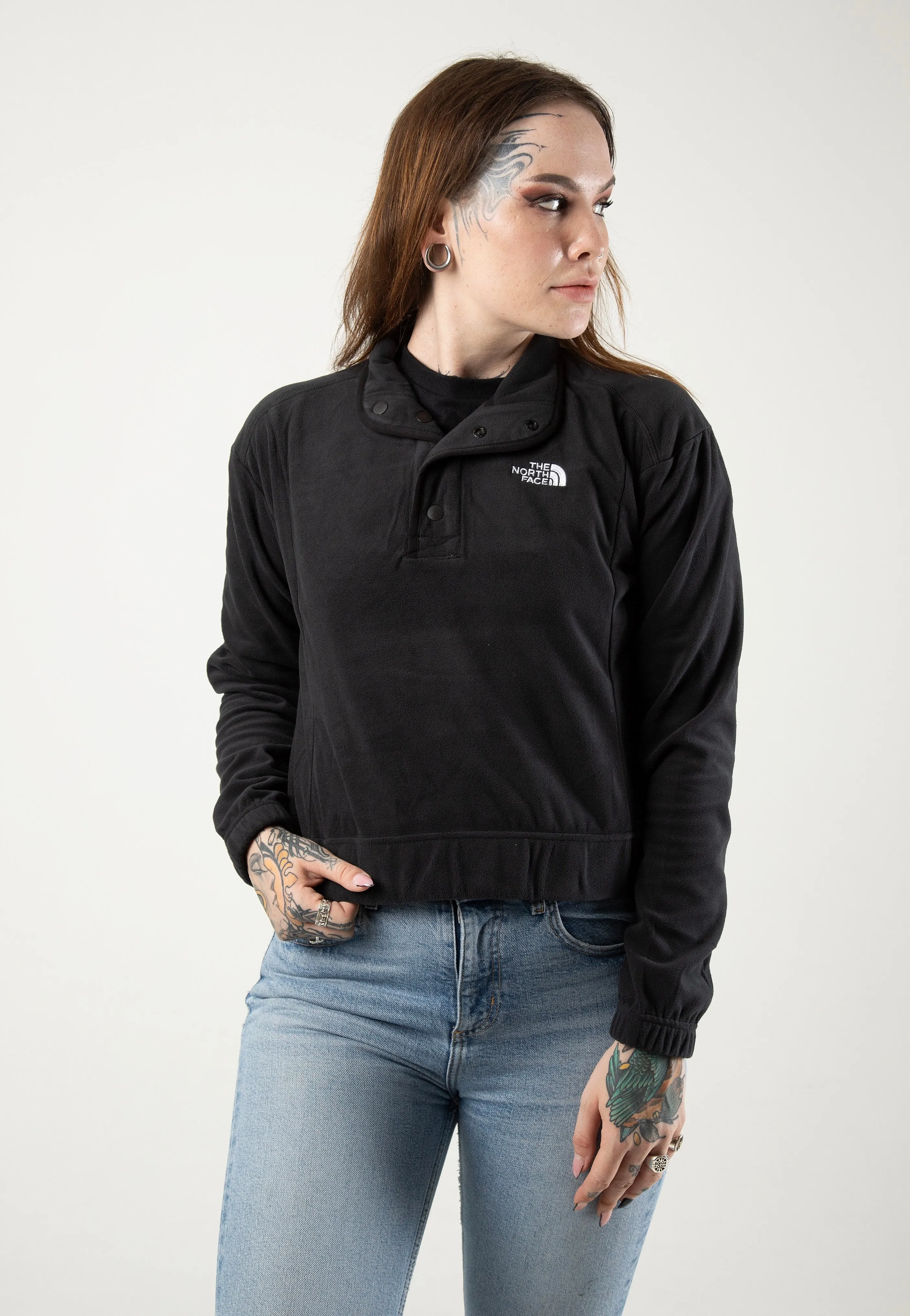 The North Face - Womens Homesafe Snap Neck Tnf Black/Tnf Black - Pullover