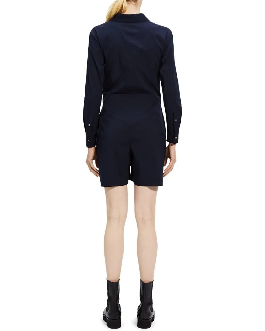 Theory Tie Waist Romper