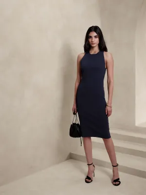 Tia Racerback Midi Dress Banana Republic