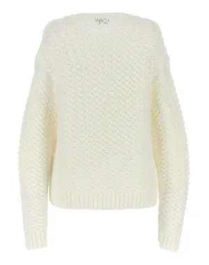 Tom Ford Womens Virgin Wool Sweater In White