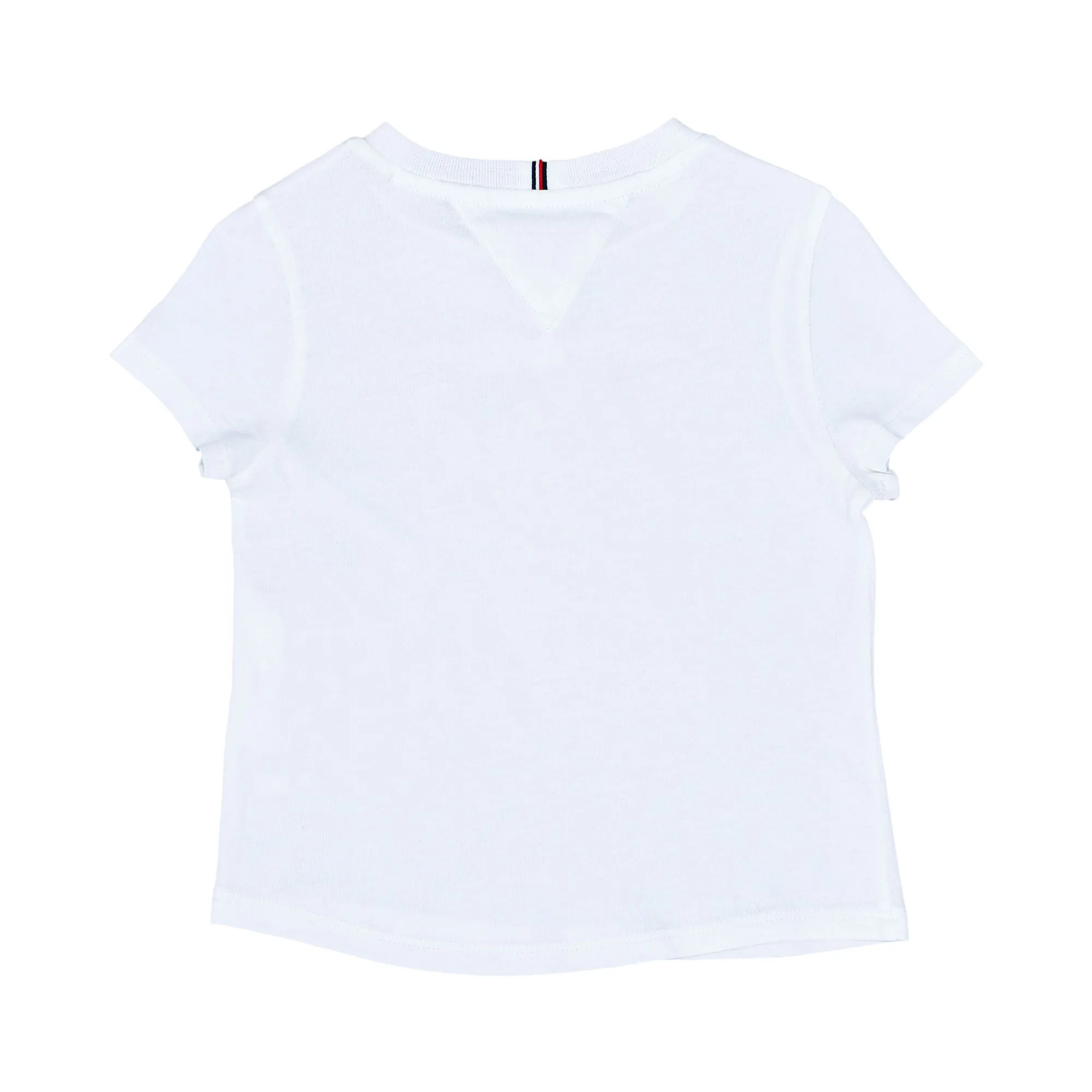 Tommy Hilfiger Kids Girl's White Logo T-Shirt