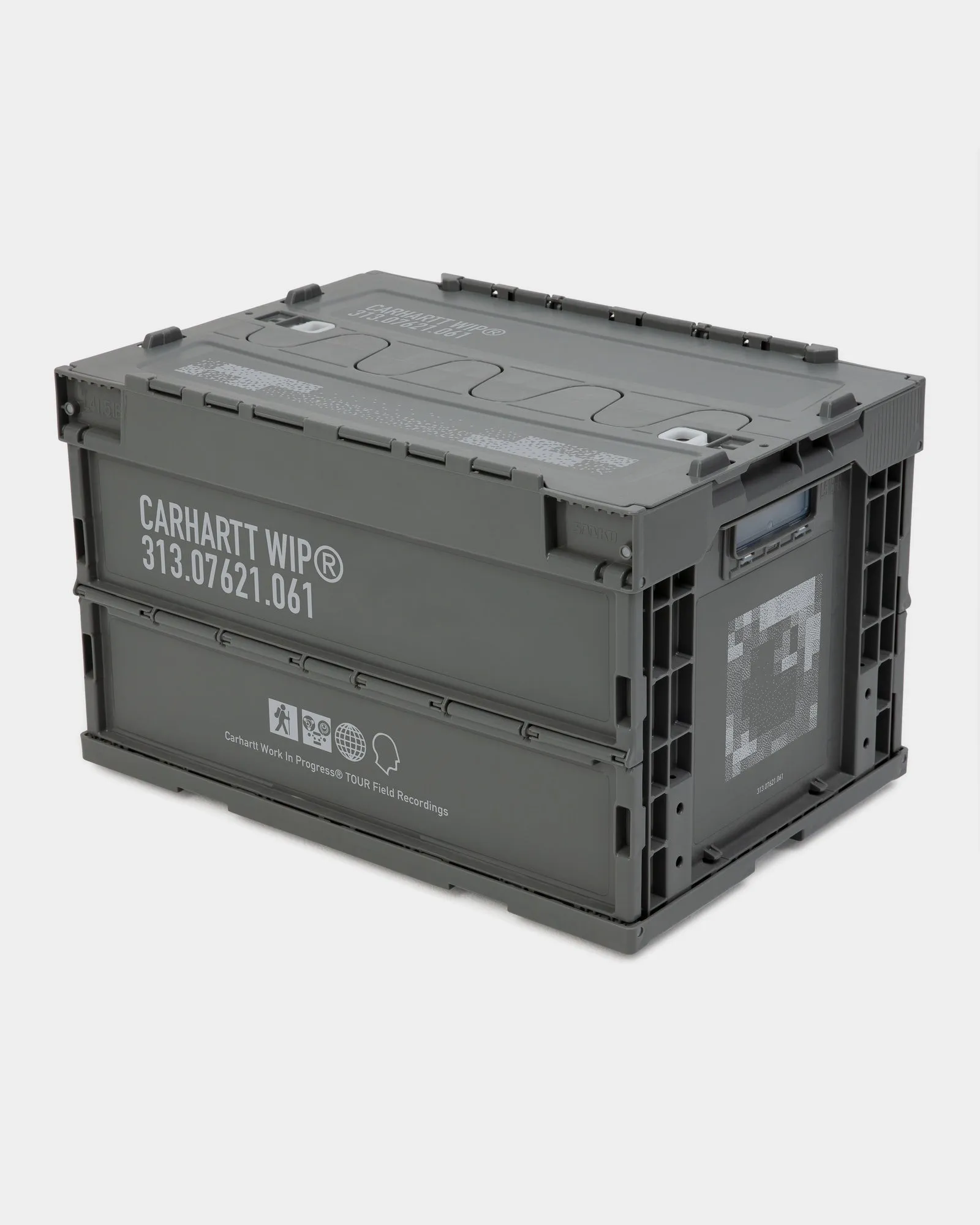 Tour Foldable Container | Smoke Green / Reflective Carhartt WIP