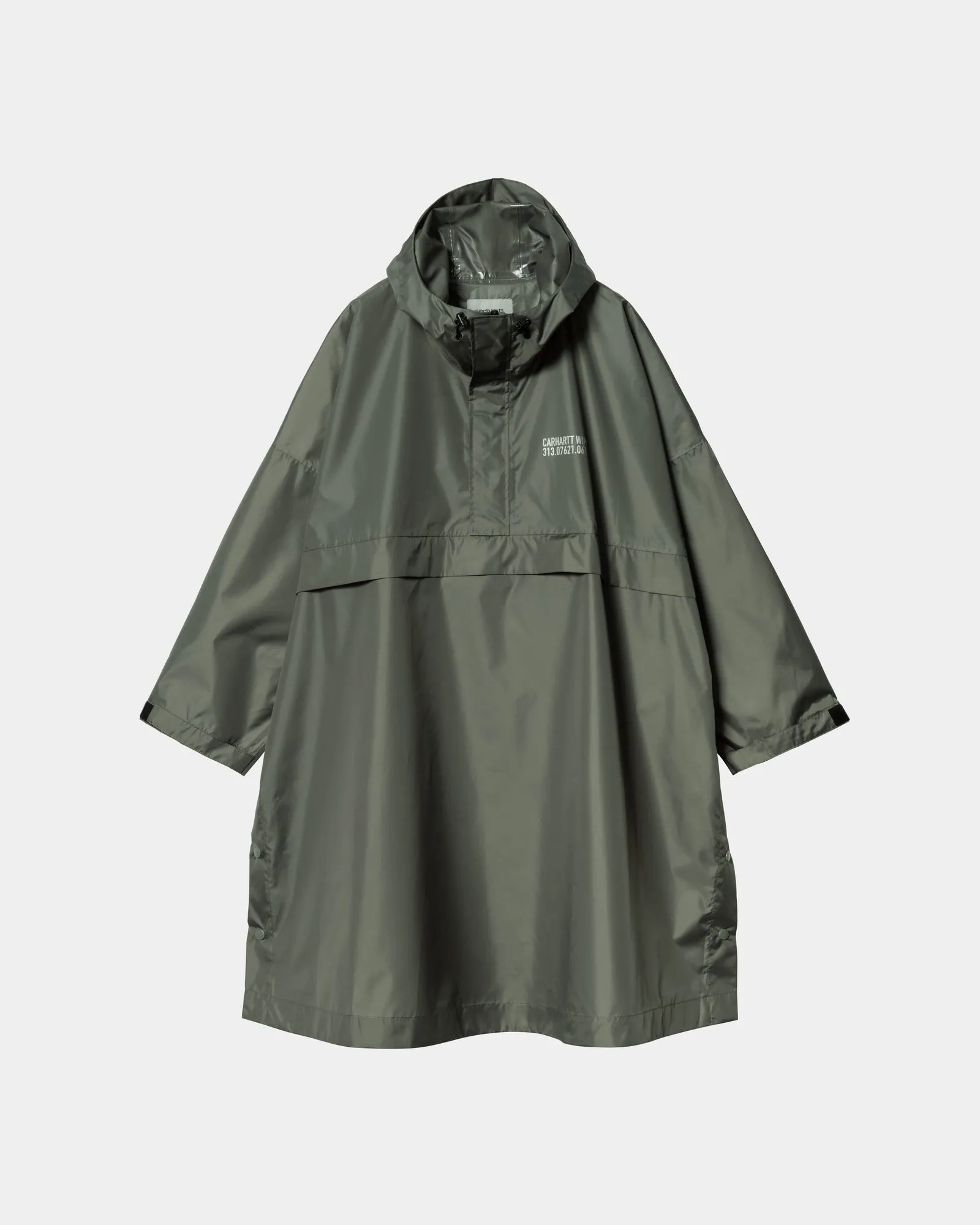 Tour Packable Rain Poncho | Smoke Green / Reflective Carhartt WIP