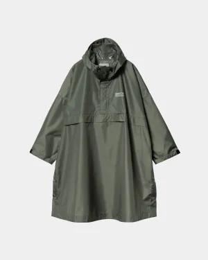 Tour Packable Rain Poncho | Smoke Green / Reflective Carhartt WIP