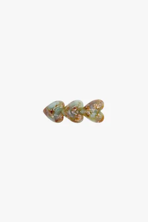 Triple Heart Side Clip Annasui