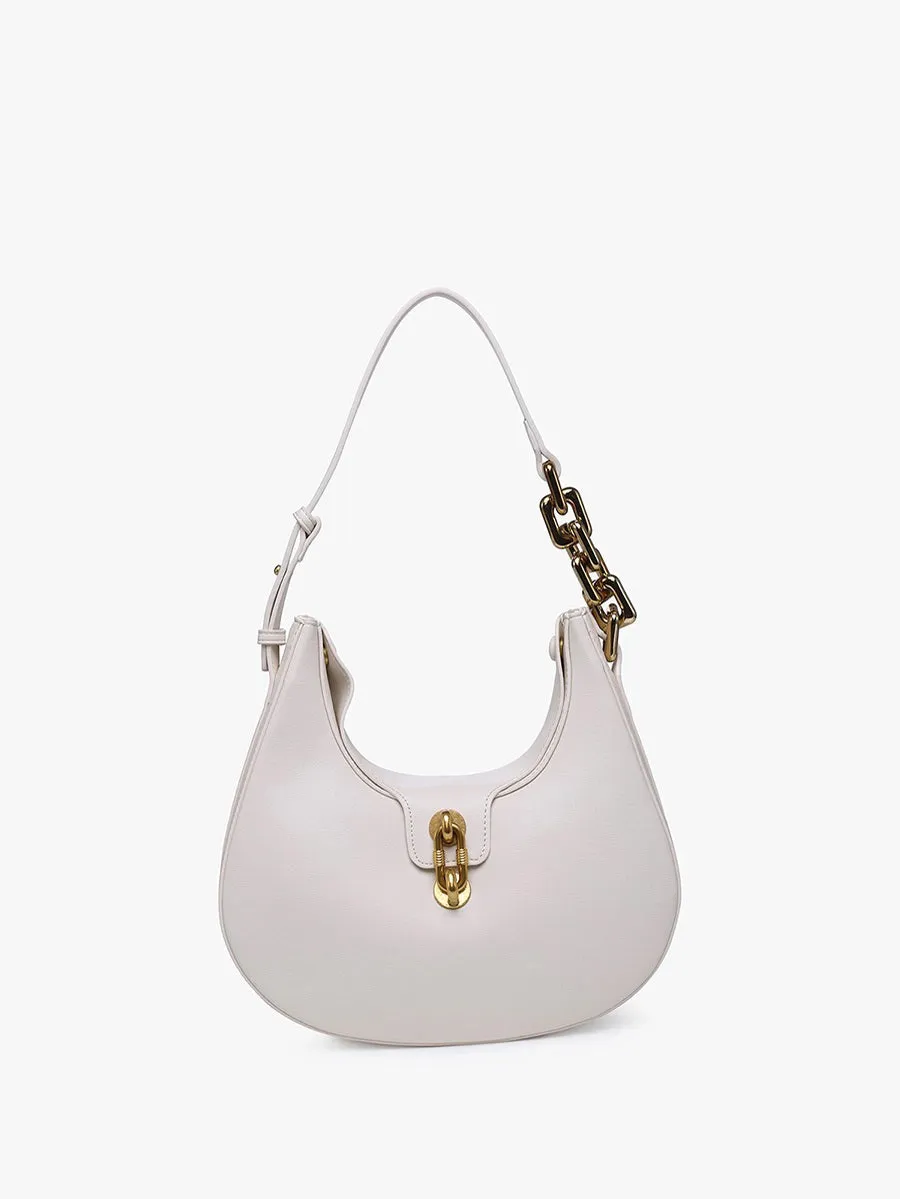 TWIST LOCK SHOULDER BAG