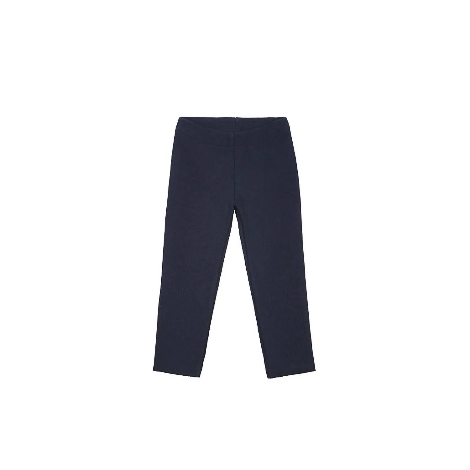 Unisex Cotton Leggings In Navy