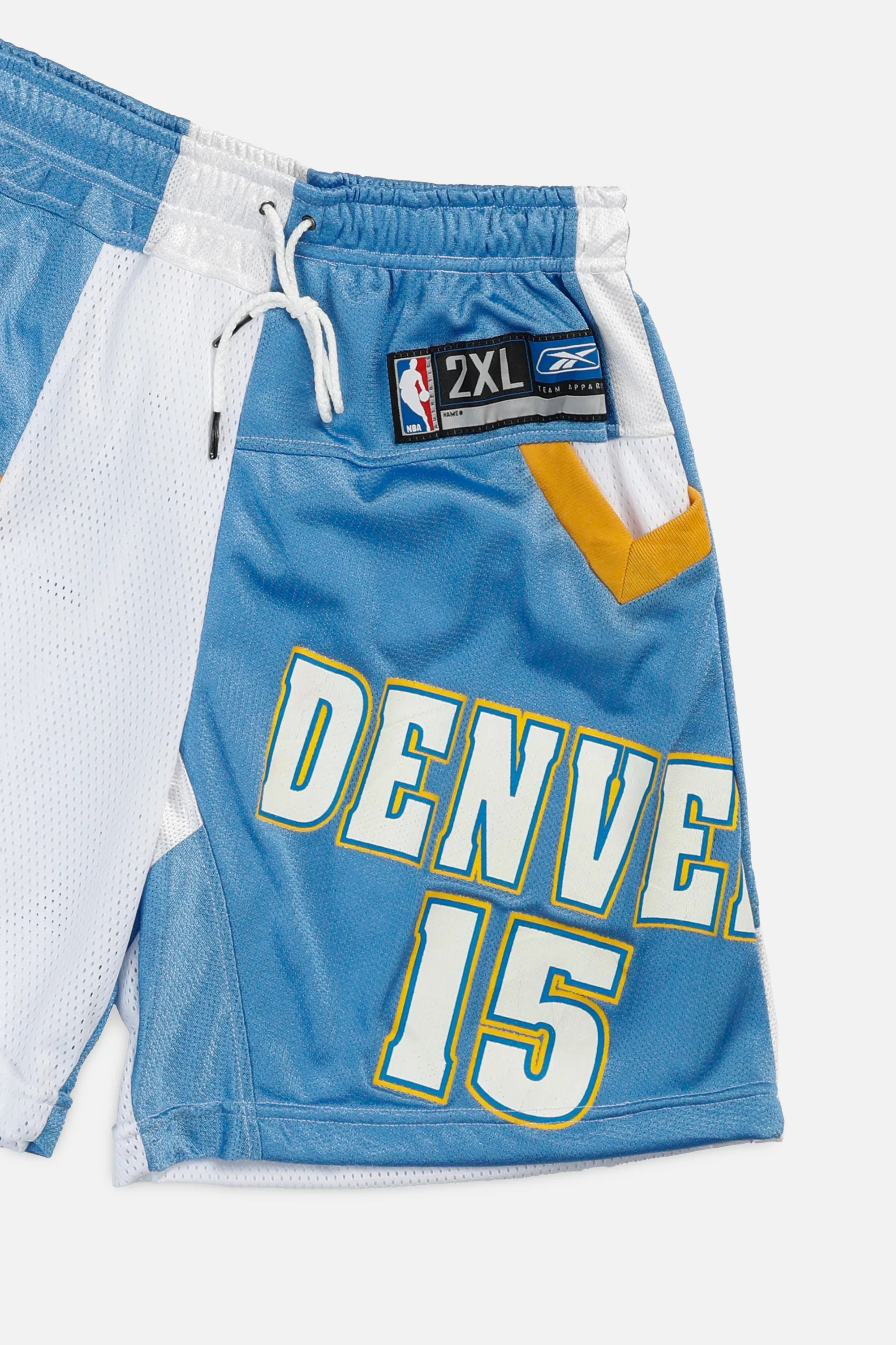 Unisex Rework Denver Nuggets NBA Jersey Shorts - S Frankie