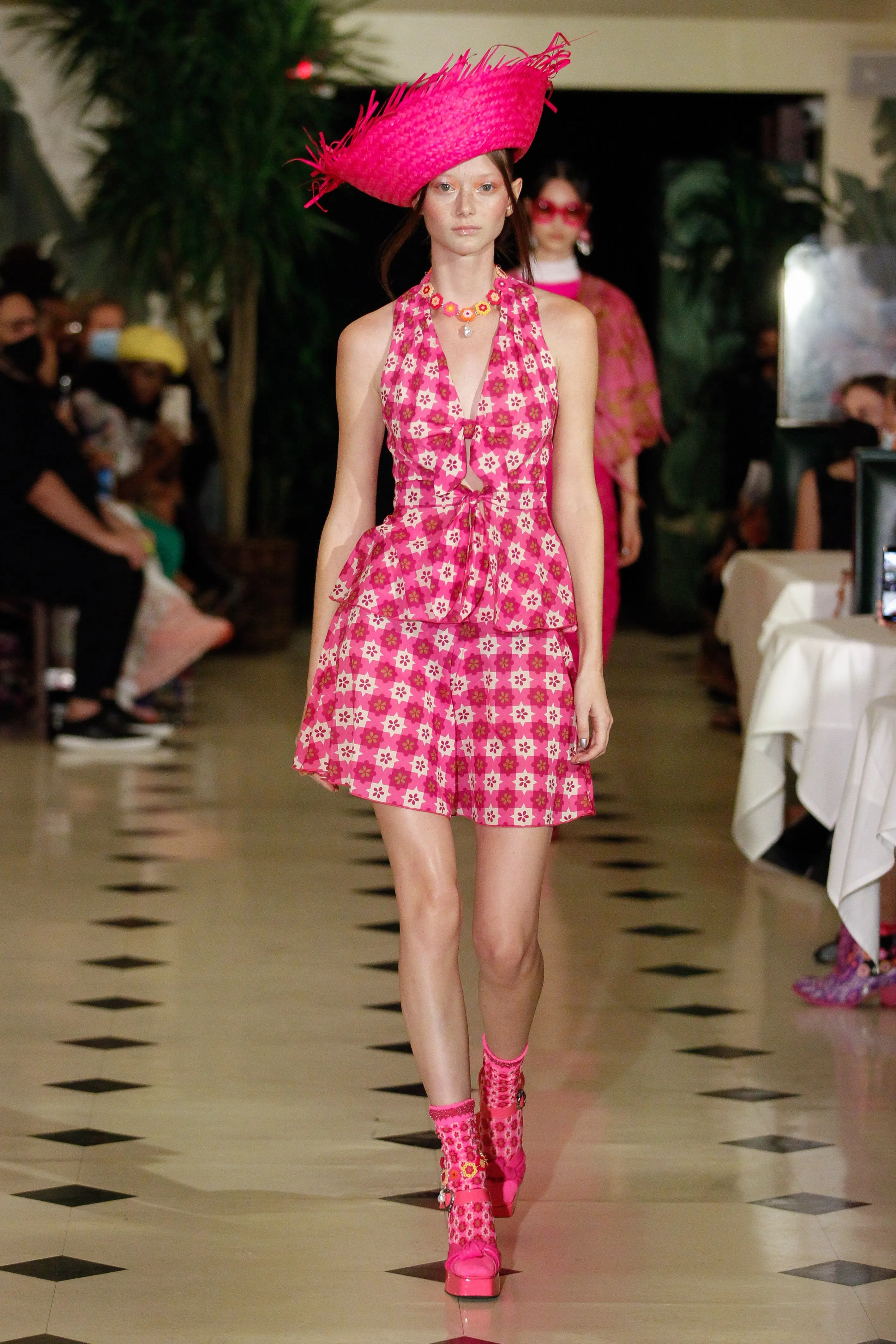 Utopian Gingham Shorts Annasui