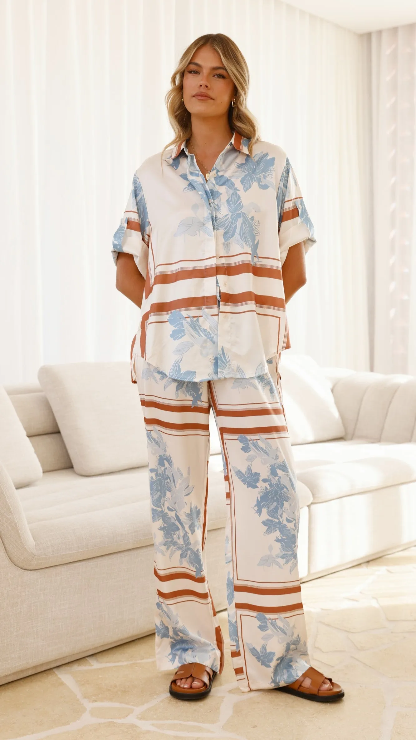 Valene Pants - Amore Print Billy J