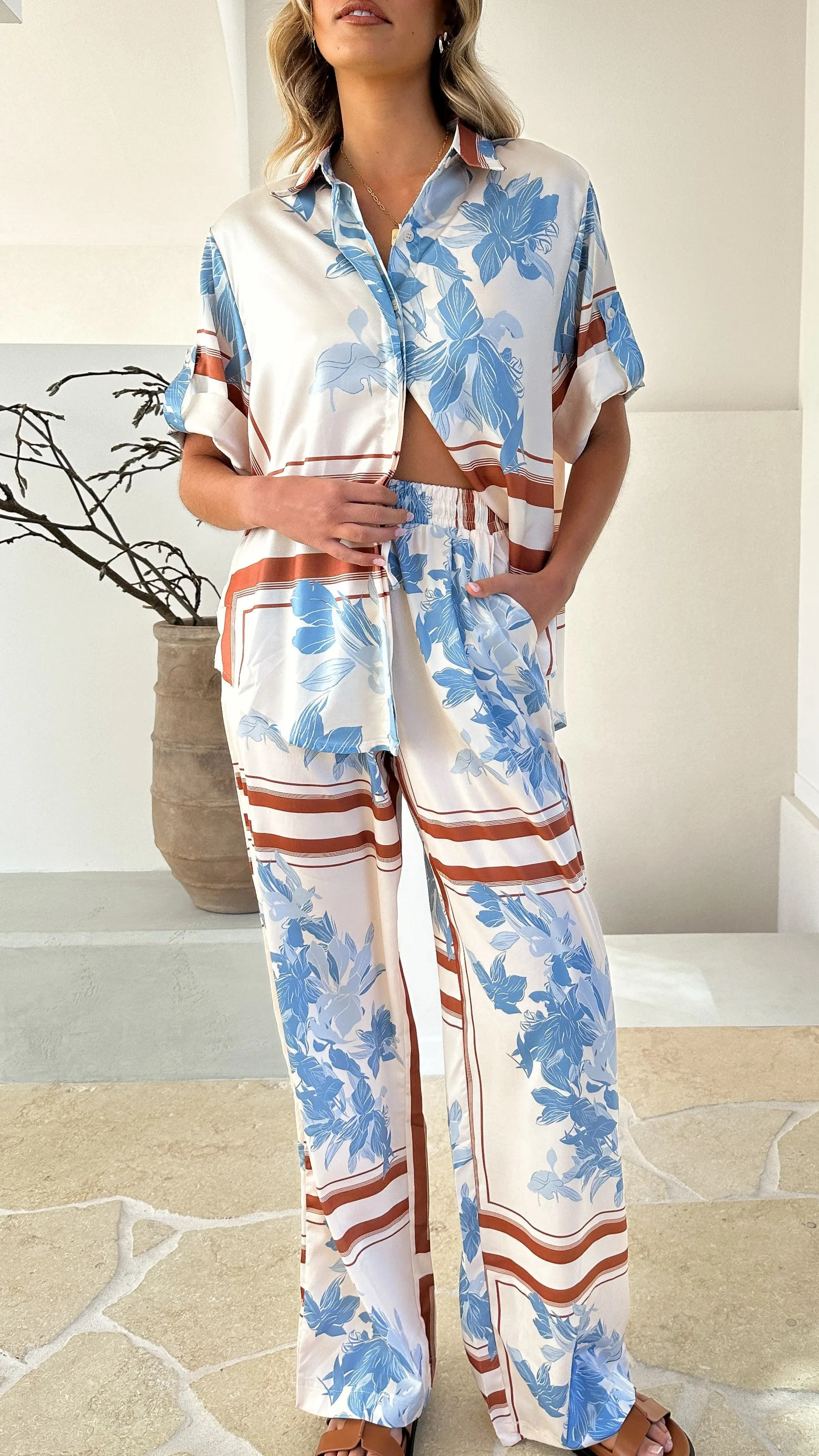 Valene Pants - Amore Print Billy J