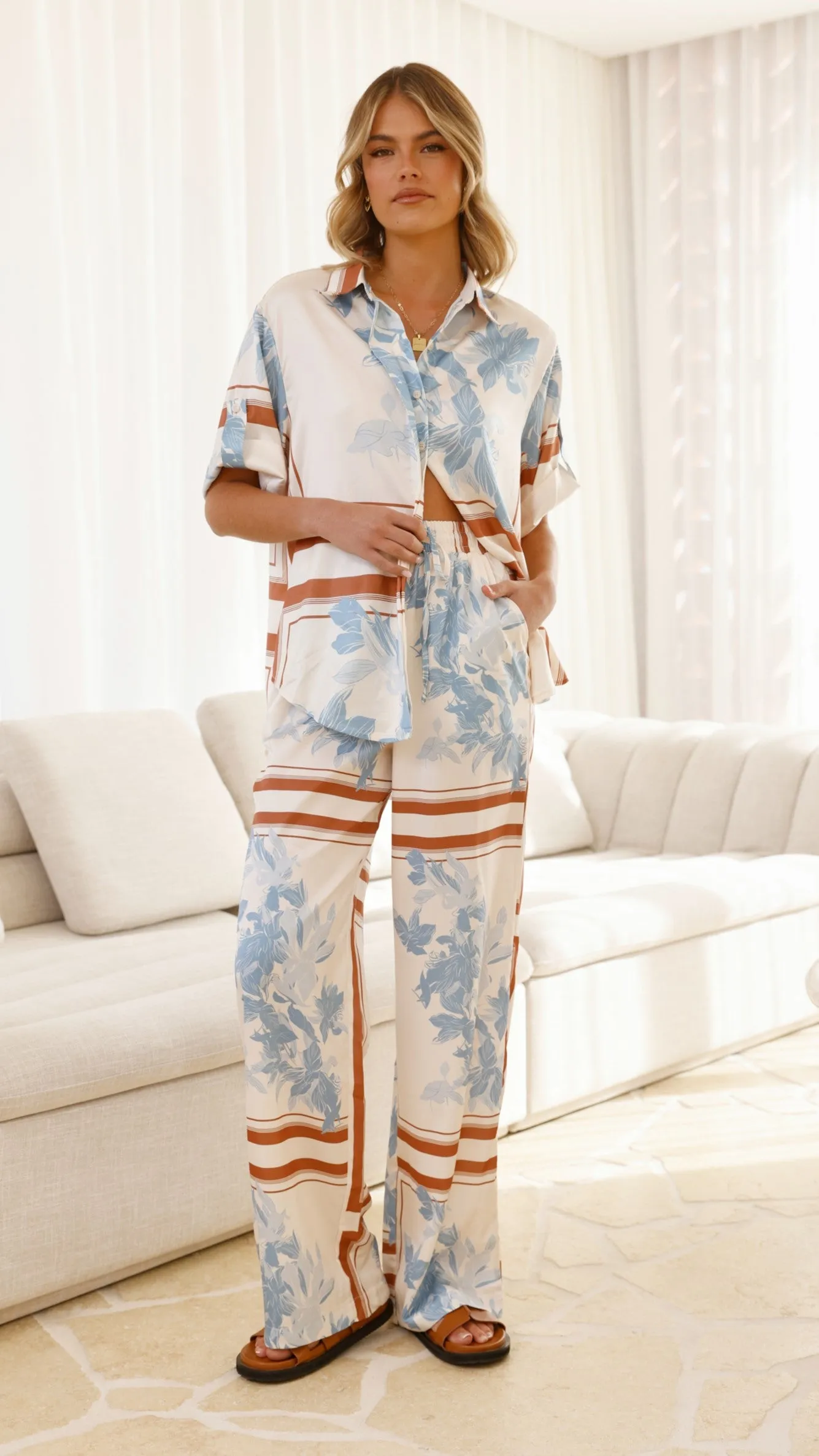 Valene Pants - Amore Print Billy J