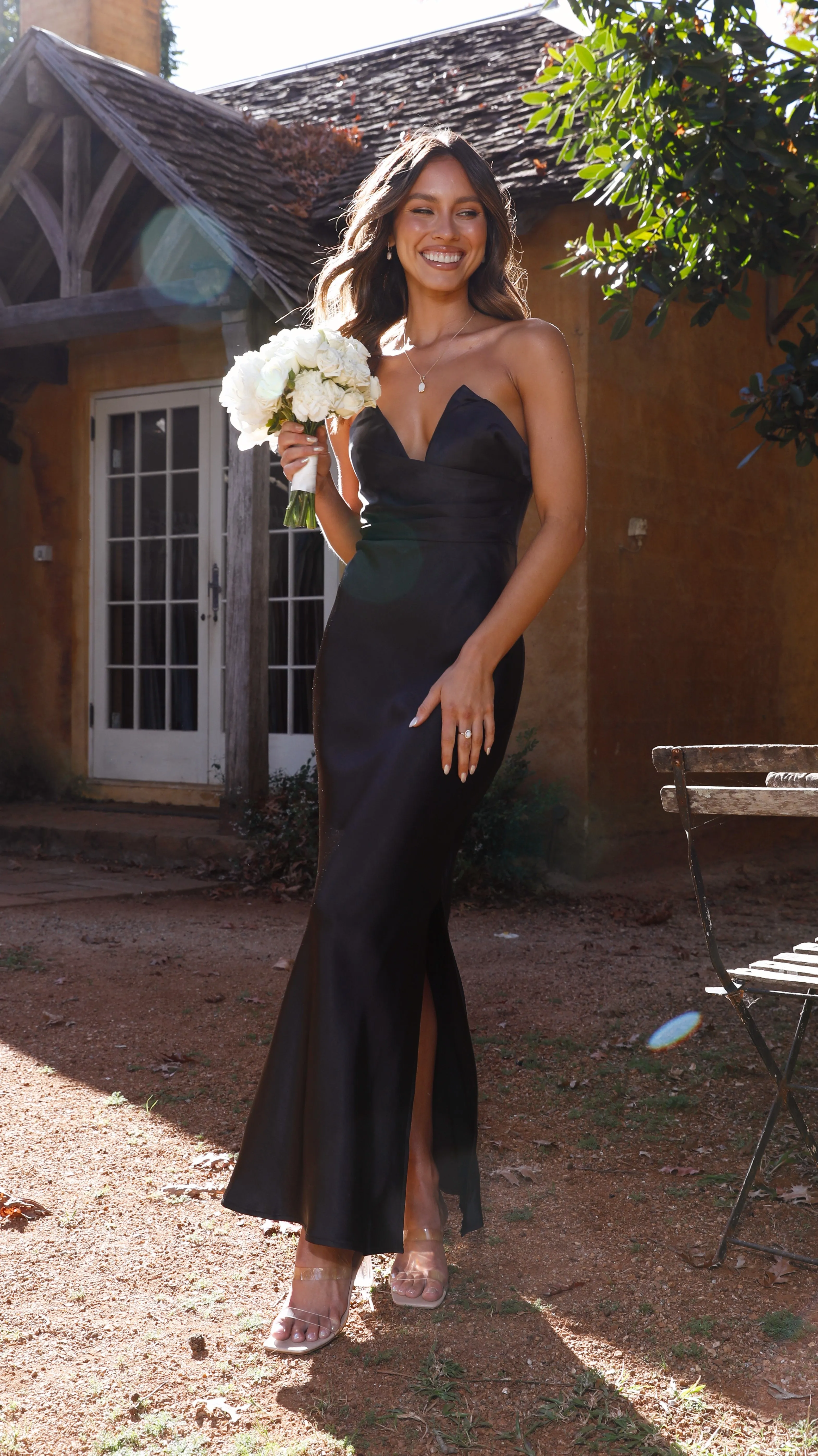 Valerie Maxi Dress - Black Billy J