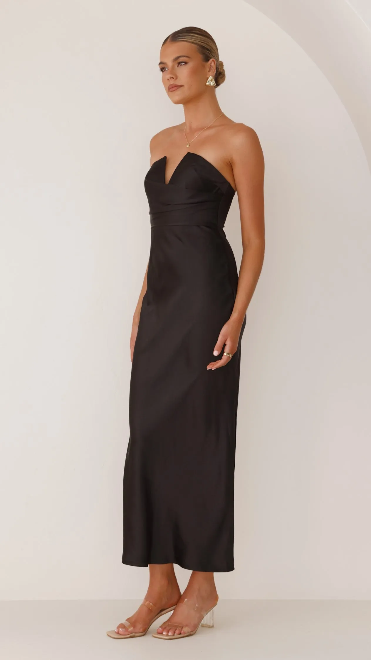 Valerie Maxi Dress - Black Billy J