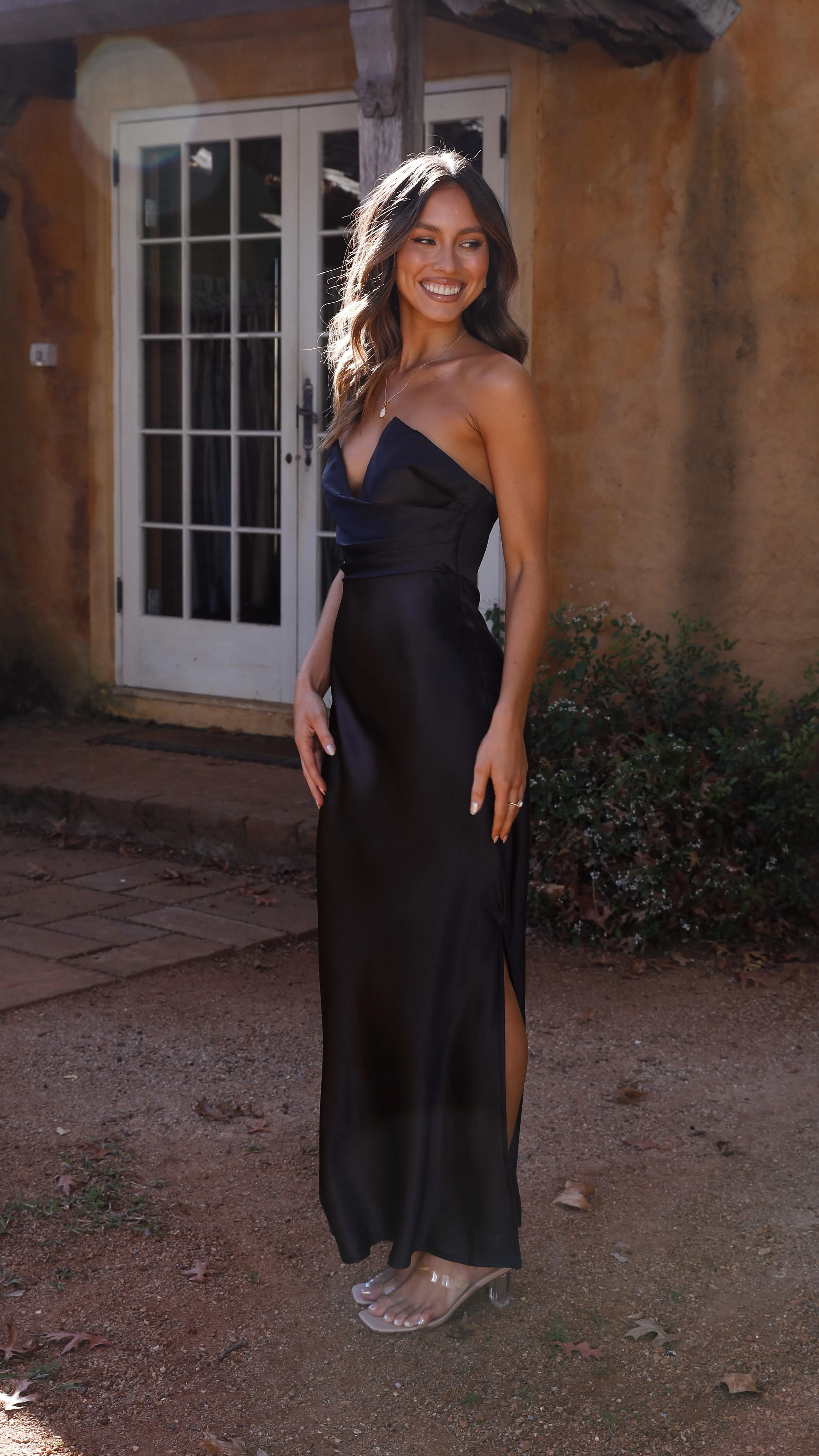 Valerie Maxi Dress - Black Billy J