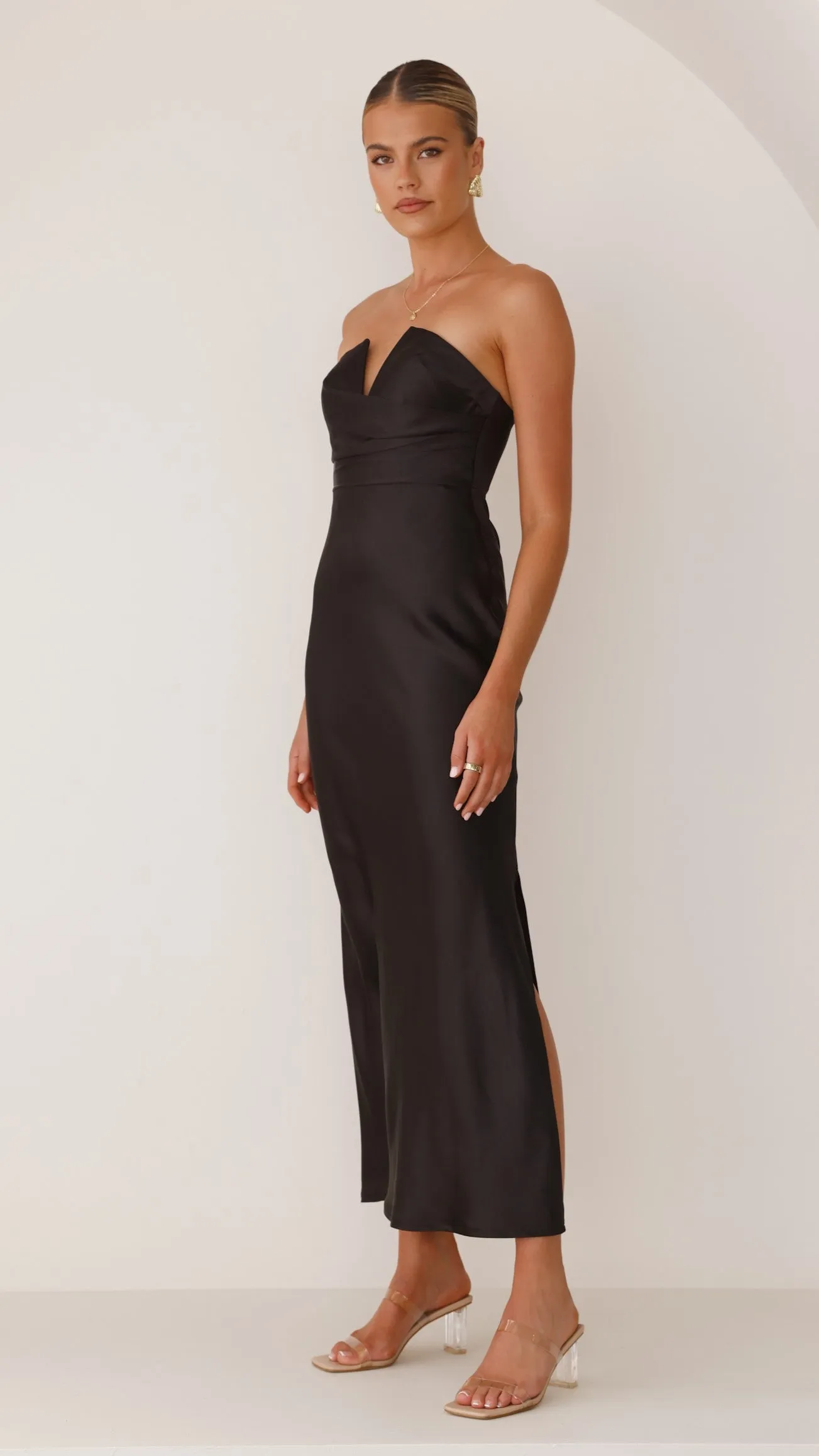 Valerie Maxi Dress - Black Billy J